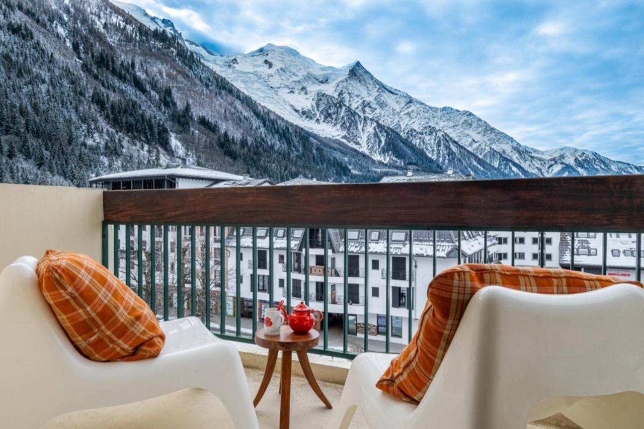 Apartment With Balcony And Mountain View Chamonix Exteriör bild